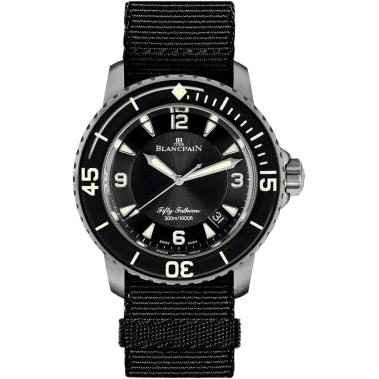 Blancpain Fifty Fathoms Automatique Titanium / Black / NATO 5015-12B30-NABA