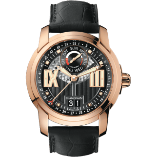 L-Evolution Semainier Grande Date 8 Jours Red Gold