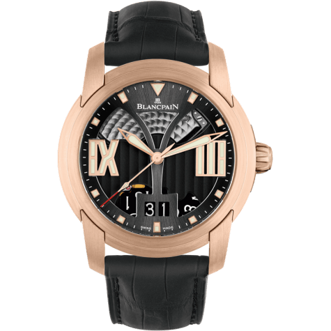 L-Evolution Réveil Grande Date 8 Jours Red Gold