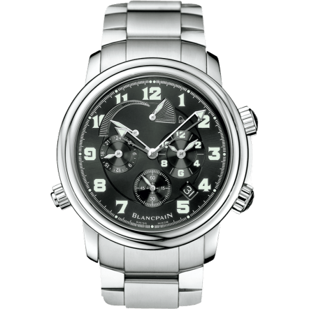 Blancpain Léman Réveil GMT Stainless Steel / Black / Bracelet 2041-1130M-71