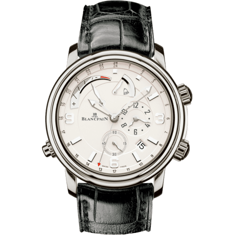 Blancpain Léman Réveil GMT White Gold / Opaline / Alligator 2841-1542-53B