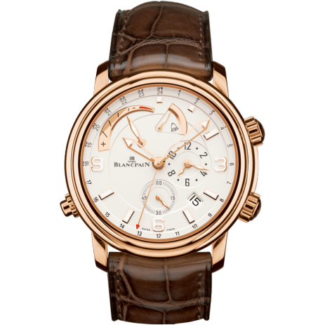 Blancpain Léman Réveil GMT Red Gold / Opaline / Alligator 2841-3642-53B