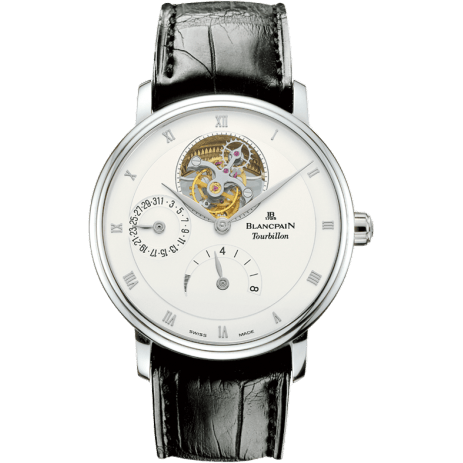 Blancpain Villeret Tourbillon 8 Jours White Gold / Opaline 6025-1542-55B