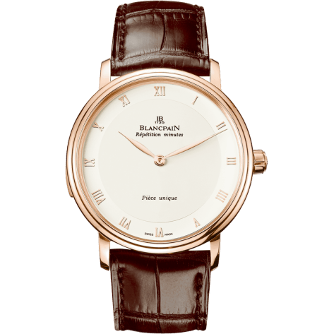 Blancpain Villeret Tourbillon Minute Repeater Automata Red Gold / Opaline 6033-3642-55