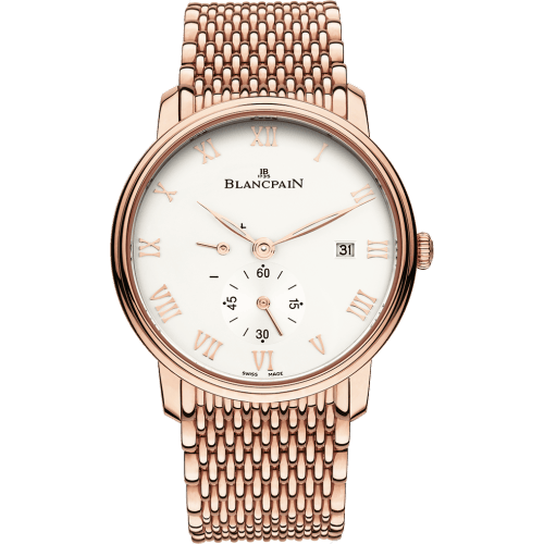 Blancpain Villeret Ultraplate Power Reserve Date Red Gold / Opaline 6606-3642-MMB