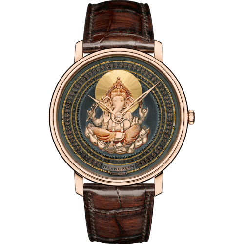 Blancpain Villeret Manuelle Piece Unique Shakudō Ganesh 6615-3616-55B - 4