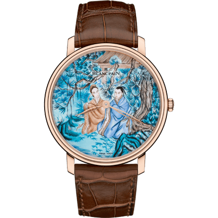 Blancpain Villeret Manuelle Piece Unique Grand Feu Men in Garden 6615C-3631-55B - 3