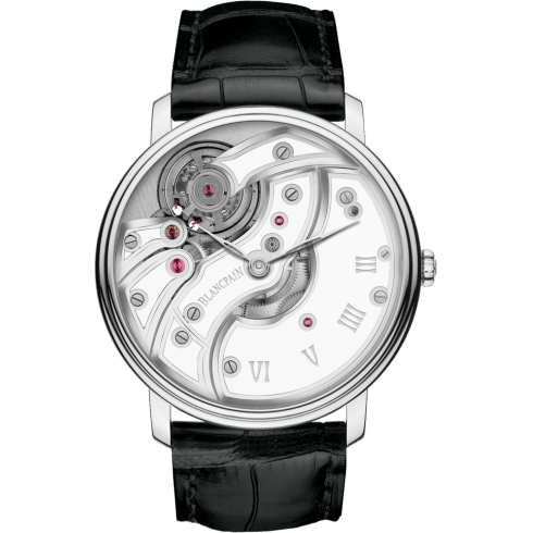 Blancpain Villeret Mouvement Inversé White 6616-1527-55B