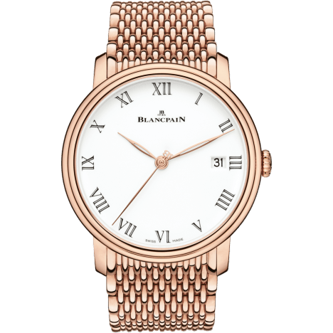 Blancpain Villeret 8 Jours Red Gold / Bracelet 6630-3631-MMB