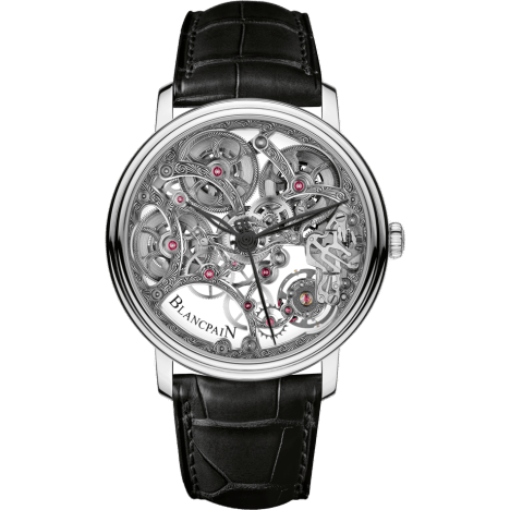 Blancpain Villeret Squelette 8 Jours White Gold 6633-1500-55B