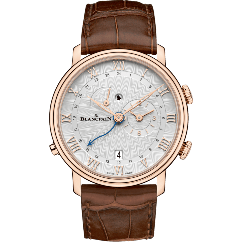 Blancpain Villeret Réveil GMT Red Gold / Opalin 6640-3642-55B