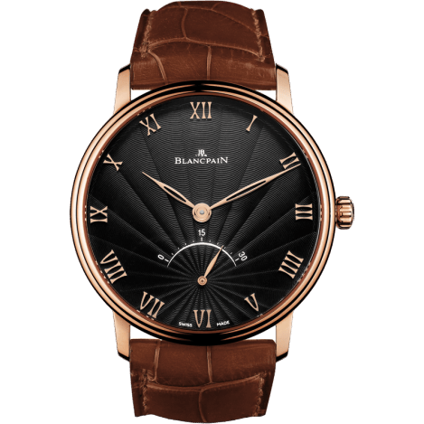 Blancpain Villeret Ultraplate Seconde Rétrograde Red Gold / Black 6653-3630-55B
