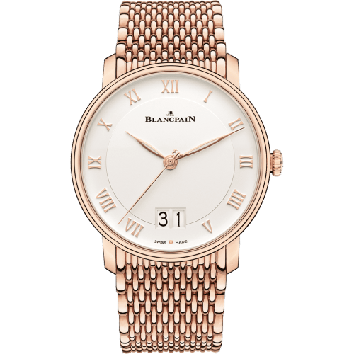 Blancpain Villeret Grande Date Red Gold / Opalin / Bracelet 6669-3642-MMB