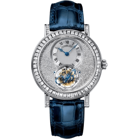 Tourbillon White Gold - Baguette / Silver