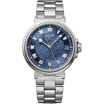 Breguet Marine 5517 White Gold / Blue / Bracelet 5517BB/Y2/BZ0