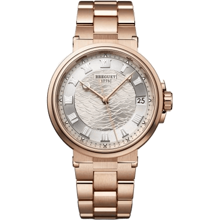 Breguet Marine 5517 Rose Gold / Silver / Bracelet 5517BR/12/RZ0