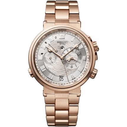 Breguet Marine Alarme Musicale Rose Gold / Silver / Bracelet 5547BR/12/RZ0