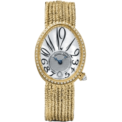 Breguet Reine de Naples 8918 Yellow Gold - Diamond / MOP / Bracelet 8918BA/58/J39/D00D