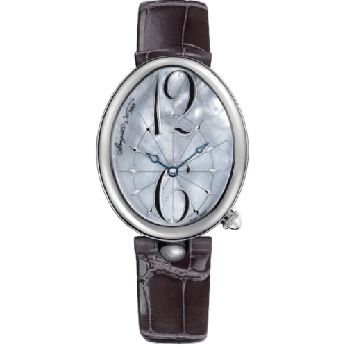 Breguet Reine de Naples 8967 Stainless Steel / Pink MOP 8967ST589863L