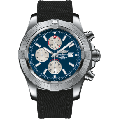 Breitling Super Avenger II Stainless Steel / Mariner Blue / Military / Pin A1337111/C871/104W/A20BA.1