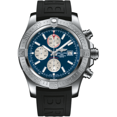 Breitling Super Avenger II Stainless Steel / Mariner Blue / Rubber / Pin A1337111/C871/154S/A20S.1