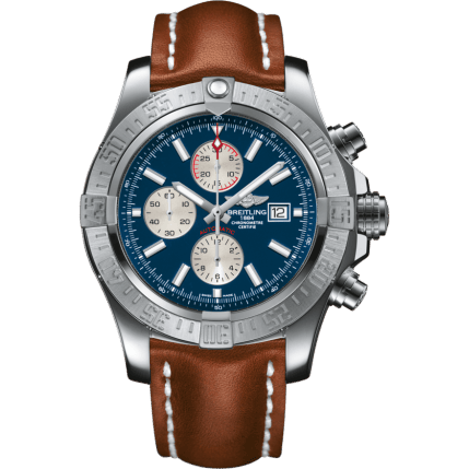 Breitling Super Avenger II Stainless Steel / Mariner Blue / Calf / Pin A1337111/C871/439X/A20BA.1