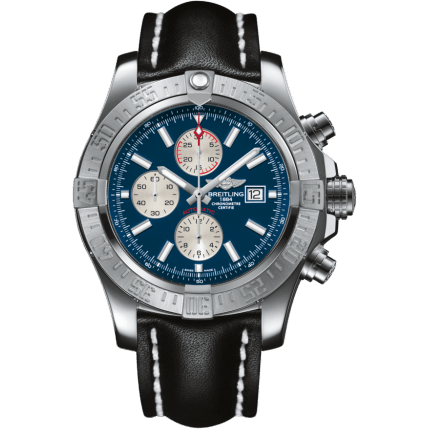 Breitling Super Avenger II Stainless Steel / Mariner Blue / Calf / Pin A1337111/C871/441X/A20BA.1