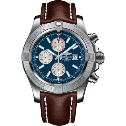 Breitling Super Avenger II Stainless Steel / Mariner Blue / Calf / Folding A1337111/C871/444X/A20D.1