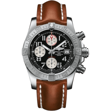 Breitling Avenger II Stainless Steel / Volcano Black / Calf A1338111.BC33.433X