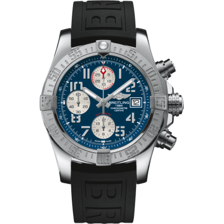 Breitling Avenger II Stainless Steel / Mariner Blue / Rubber / Pin A1338111/C870/152S/A20S.1