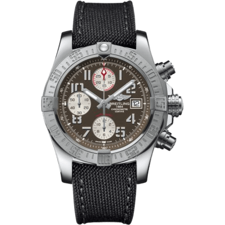 Breitling Avenger II Stainless Steel / Tungsten Gray / Military / Pin A1338111/F564/109W/A20BA.1