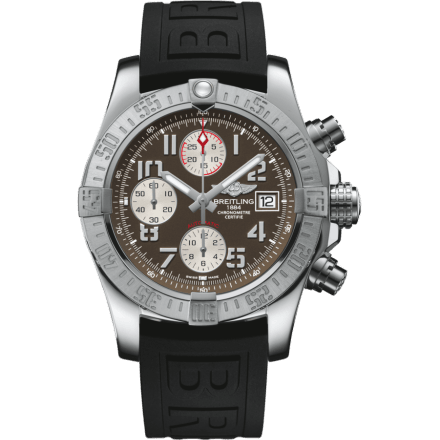 Breitling Avenger II Stainless Steel / Tungsten Gray / Rubber / Folding A1338111/F564/153S/A20D.2