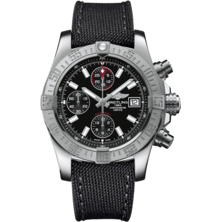 Breitling Avenger II Stainless Steel / Volcano Black / Military / Pin A13381111B1W1