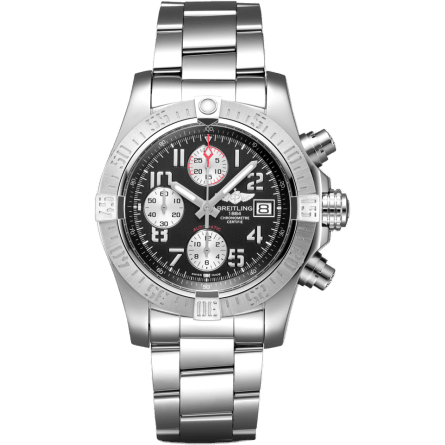 Breitling Avenger II Stainless Steel / Volcano Black / Bracelet A13381111B2A1