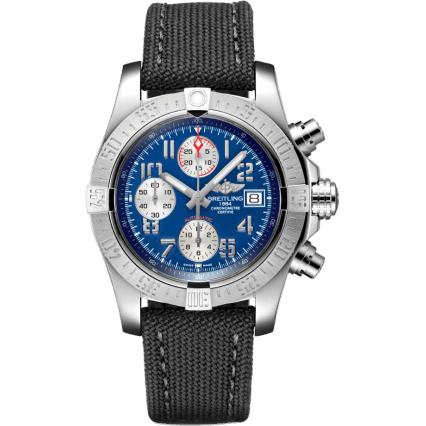 Breitling Avenger II Stainless Steel / Mariner Blue / Military / Pin A13381111C1W1