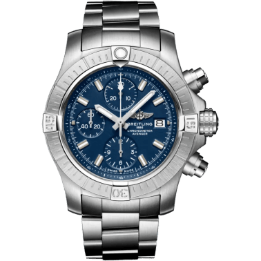 Breitling Avenger Chronograph 43 Stainless Steel / Blue / Bracelet A13385101C1A1