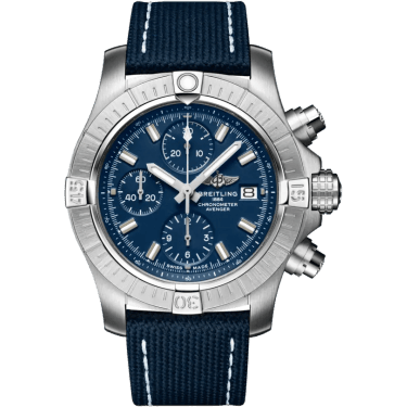 Breitling Avenger Chronograph 43 Stainless Steel / Blue / Military / Folding A13385101C1X2