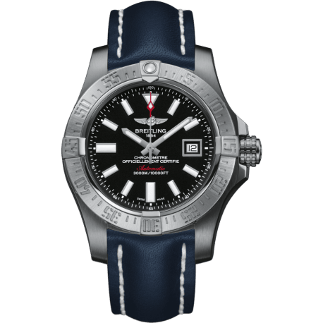 Breitling Avenger II Seawolf Stainless Steel / Volcano Black / Calf / Folding A1733110/BC30/112X/A20DSA.1