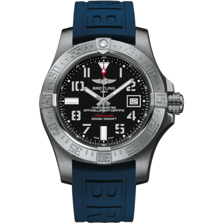 Breitling Avenger II Seawolf Stainless Steel / Volcano Black / Rubber / Folding A1733110/BC31/158S/A20SS.1