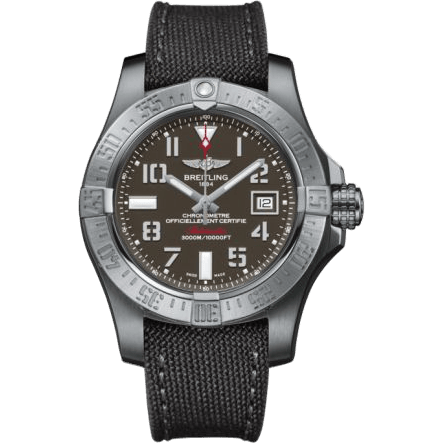 Breitling Avenger II Seawolf Stainless Steel / Tungsten Gray / Military / Pin A1733110/F563/109W/A20BASA.1