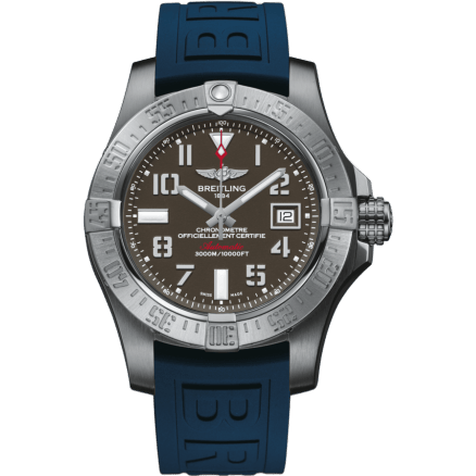 Breitling Avenger II Seawolf Stainless Steel / Tungsten Gray / Rubber / Pin A1733110/F563/158S/A20SS.1