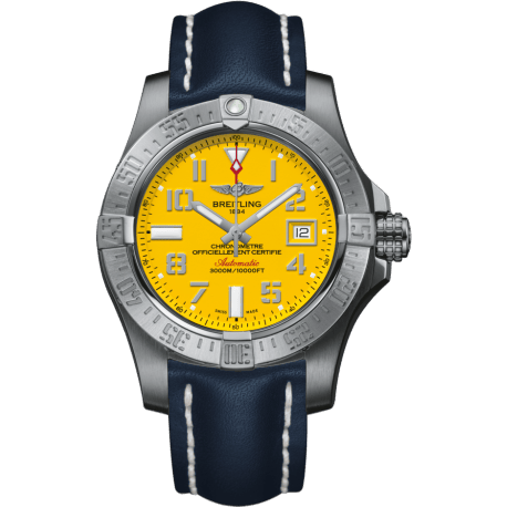 Breitling Avenger II Seawolf Stainless Steel / Cobra Yellow / Calf / Folding A1733110/I519/112X/A20DSA.1