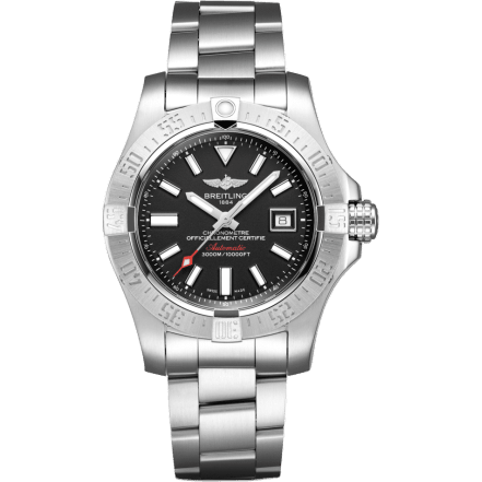 Breitling Avenger II Seawolf Stainless Steel / Volcano Black / Bracelet A17331101B1A1