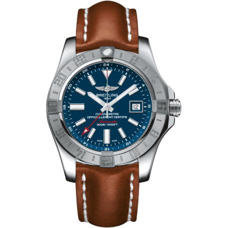 Breitling Avenger II GMT Stainless Steel / Mariner Blue / Calf / Pin A3239011/C872/433X/A20BA.1