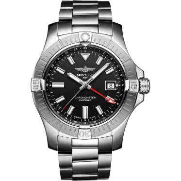 Avenger Automatic GMT 43 Stainless Steel / Black / Bracelet
