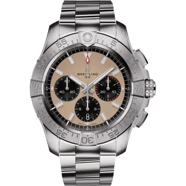Breitling Avenger B01 Chronograph 44 Stainless Steel / Sand / Bracelet AB0147101A1A1