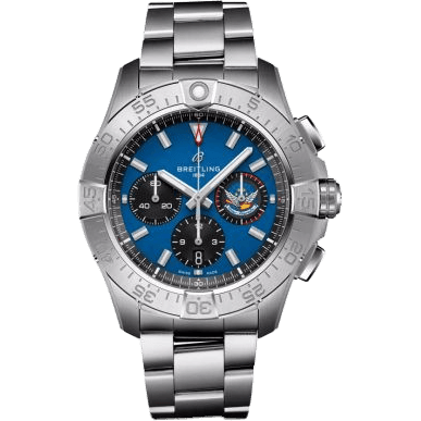Avenger B01 Chronograph 44 Stainless Steel / Blue Impulse