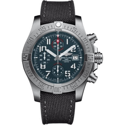 Breitling Avenger Bandit Titanium / Titanium Gray / White Hands / Military / Pin E13383101M2W1