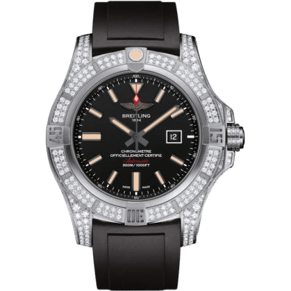 Breitling Avenger Blackbird 48 Titanium / Diamondworks / Volcano black / Rubber E1731063.BD12.137S