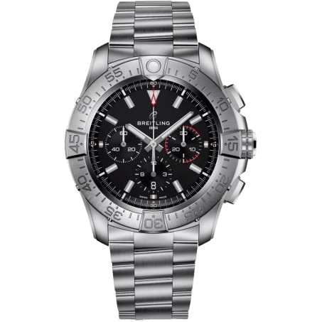 Breitling Super Avenger B01 Chronograph 46 Titanium / Black / Bracelet EB0148101B1E1